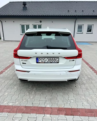 Volvo XC 60 cena 130900 przebieg: 119000, rok produkcji 2017 z Stęszew małe 631